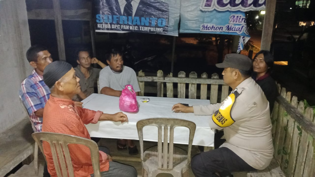 Giat Cooling System Polsek Tempuling Dapat Respon Positif dari Warga