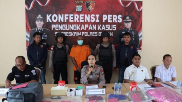 Polres Bintan Ungkap Penyebab Suami Nekat Bun*h Istri di Sei Lekop.