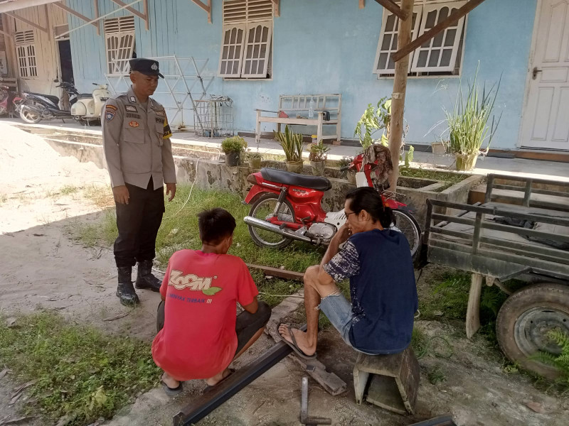 Untuk Keamanan Pilkada, Polsek Pangkalan Kerinci Gelar Silaturahmi dan Cooling System