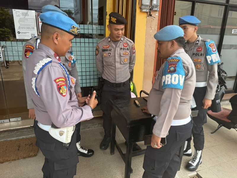 Polres Lingga Perkuat Disiplin dan Profesionalisme Melalui Pengawasan Ketat Penggunaan Senjata Api di Objek Vital.