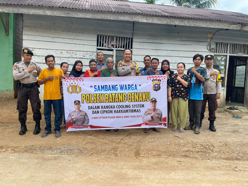 Kapolsek Batang Cenaku Imbau Tokoh Masyarakat Jaga Suasana Sejuk Pilkada