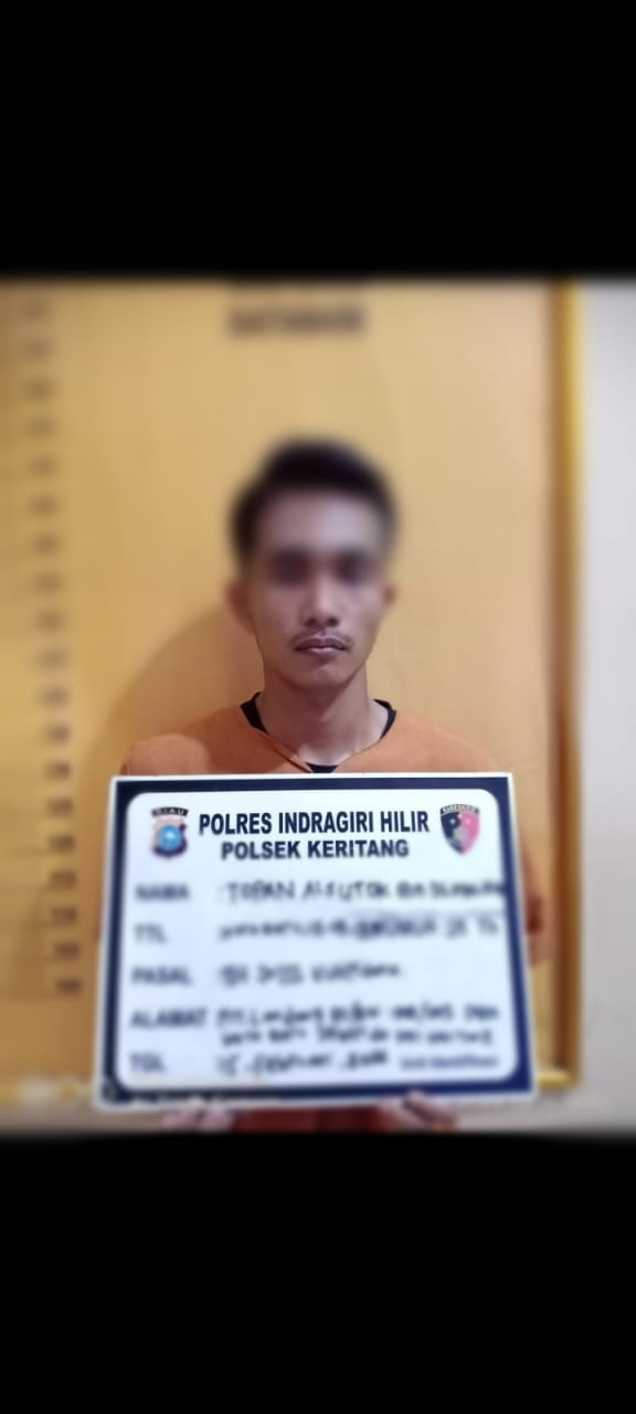 Akan Transaksi Narkotika, Seorang  Pemudah di Keritang Digrebek Polisi