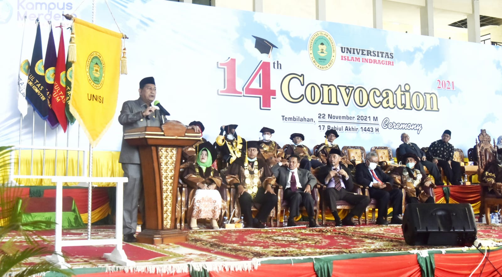 317 Mahasiswa Unisi Diwisudakan, Wabup SU: Diharapkan Jadi Universitas Kebanggaan Inhil