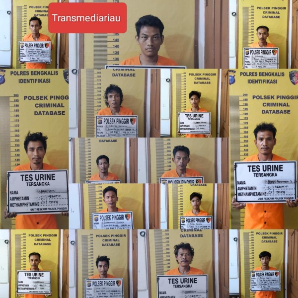 Heboh!!! 17 Pengedar Sabu Telungkup, Polisi Buru Bandar Besar