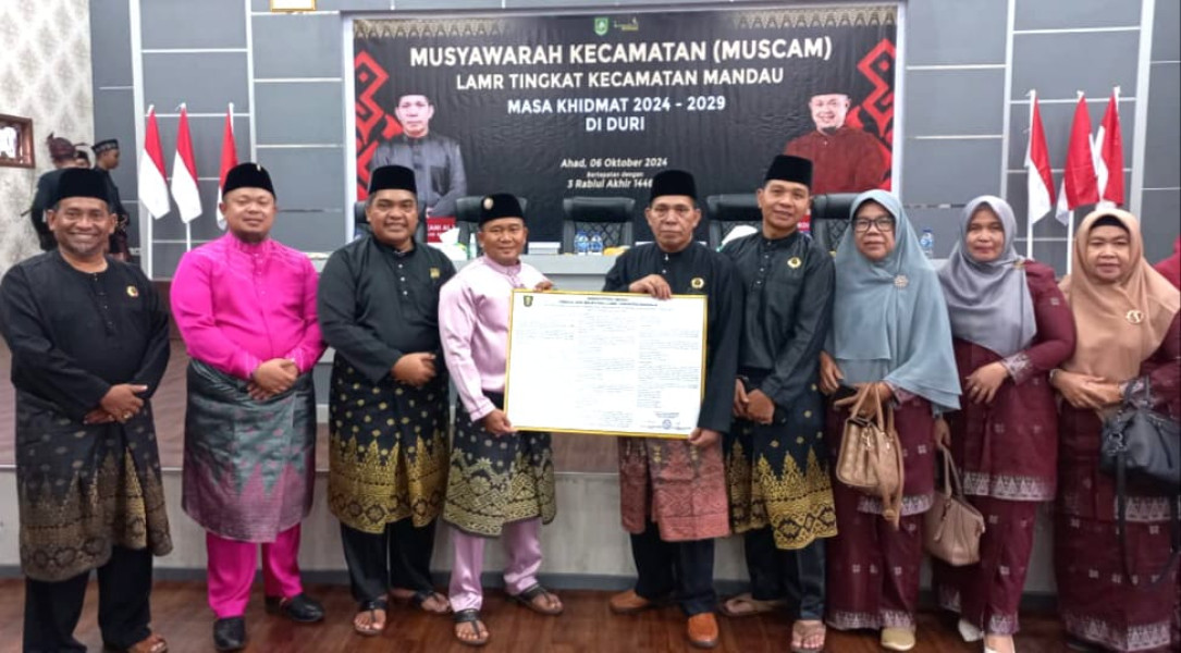 Datuk H Zulfan Efendi Nahkodai LAMR Kecamatan Mandau