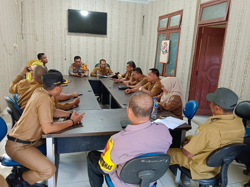 Rapat Persiapan Program Ketahanan Pangan Tahun 2024 Kecamatan Bandar Petalangan Berlangsung Lancar