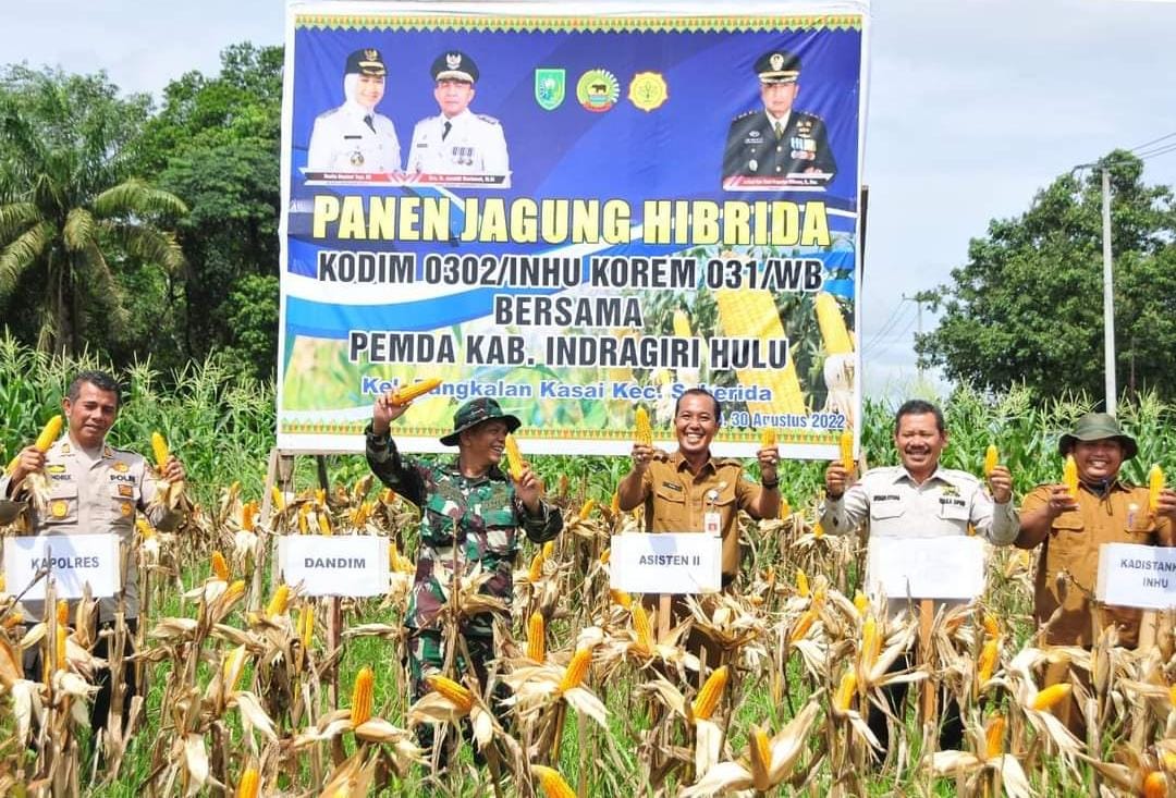 Pemkab Inhu Apresiasi Kodim 0302 Dukung Ketahanan Pangan