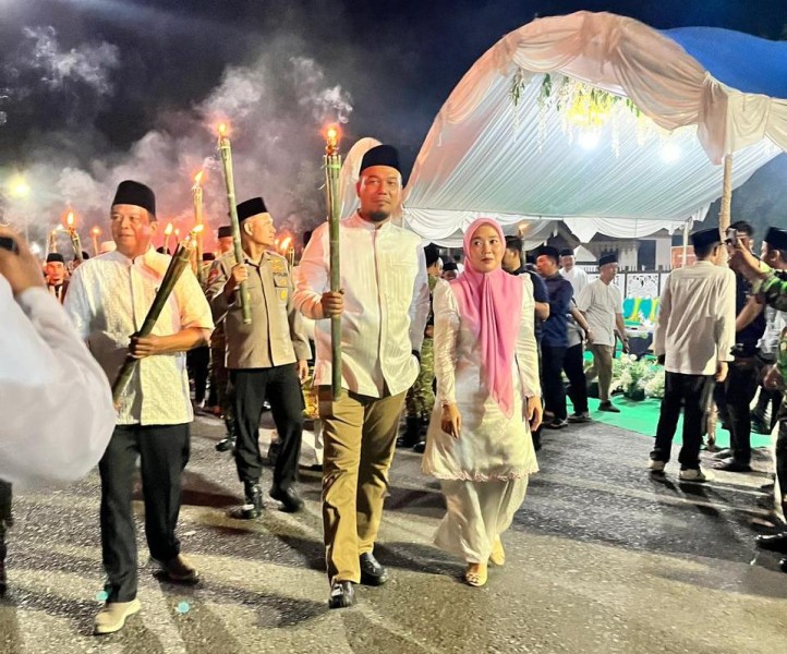 Ribuan Masyarakat Antusias Ikuti Pawai Takbir Idul Adha