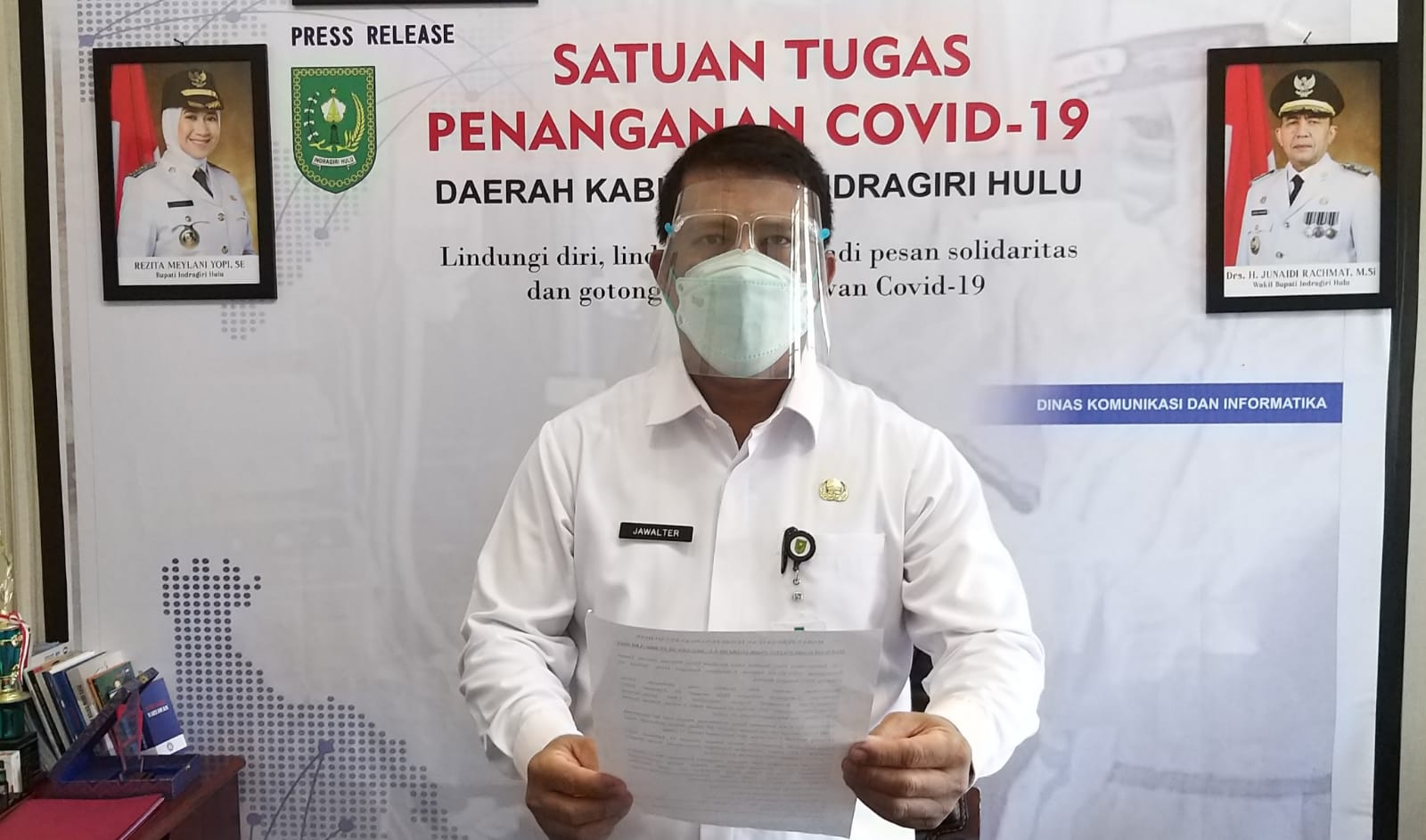 Kasus Aktif Covid-19 di Inhu Sebanyak 275 Orang