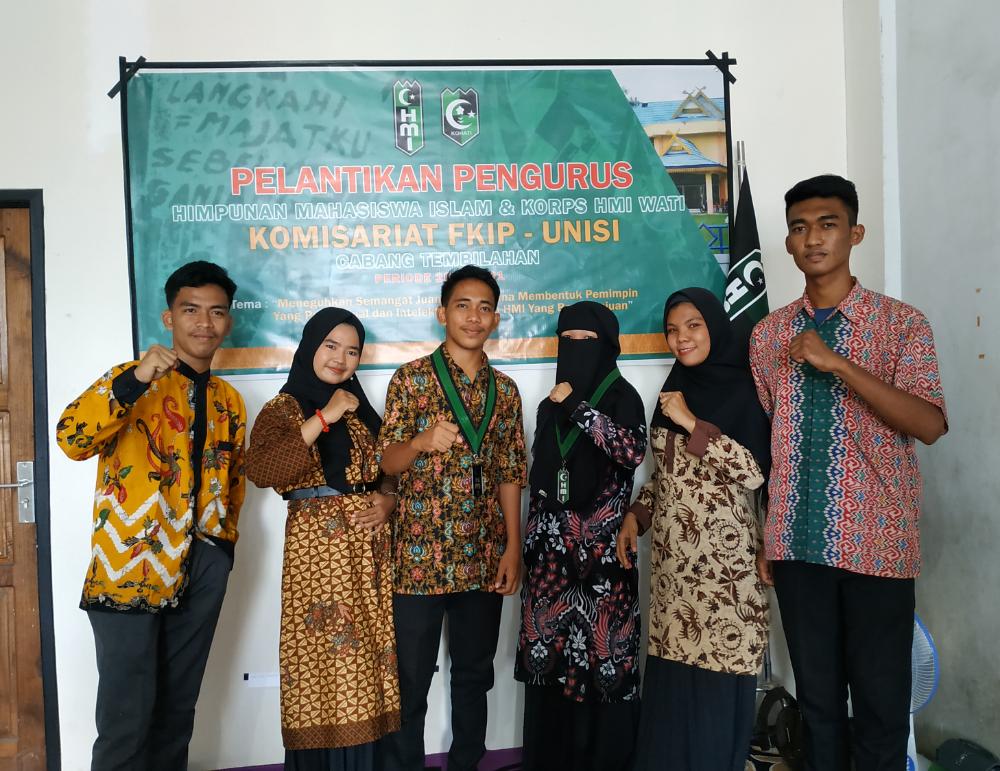 Pengurus HMI Komisariat FKIP Periode 2020/2021 Resmi Dilantik