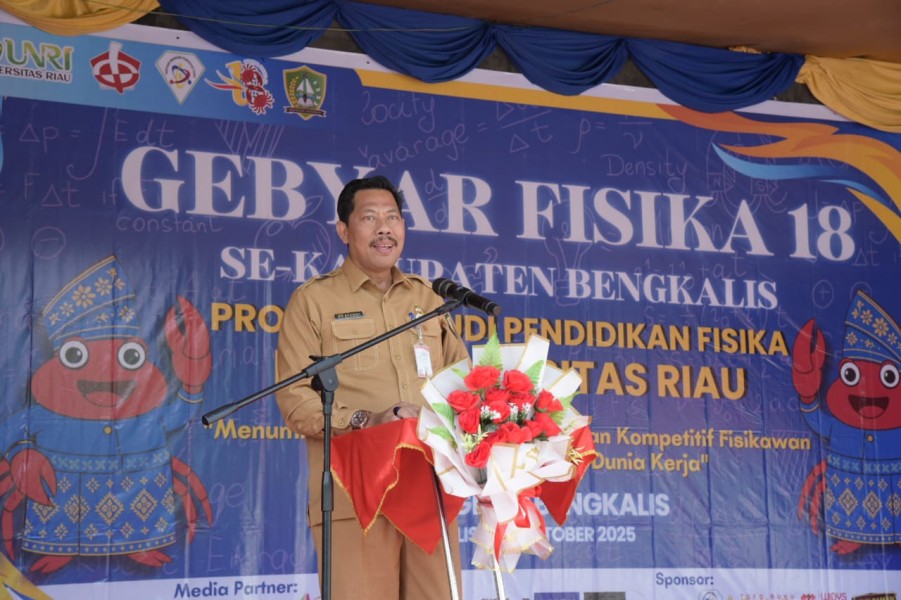 Bupati Bengkalis Buka Gebyar Fisika se-Kabupaten Bengkalis