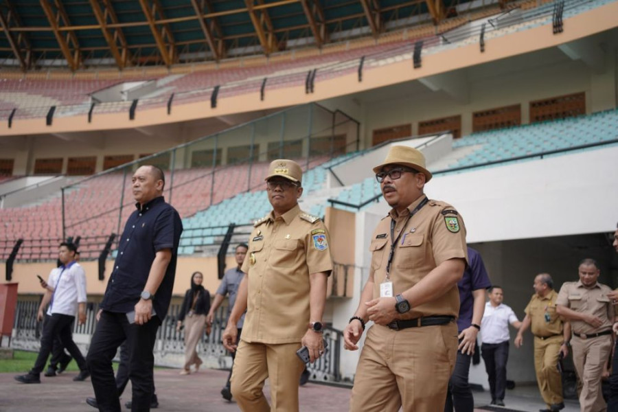 Pj Gubri Turun Langsung, Cek Kondisi Stadion Utama Riau