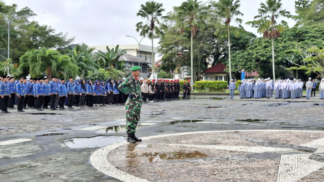 Kodim 0314/Inhil Menggelar Upacara Peringatan Hari Bela Negara ke-76