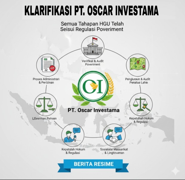 Klarifikasi PT. Oscar Investama: Semua Tahapan HGU Telah Sesuai Regulasi Pemerintah