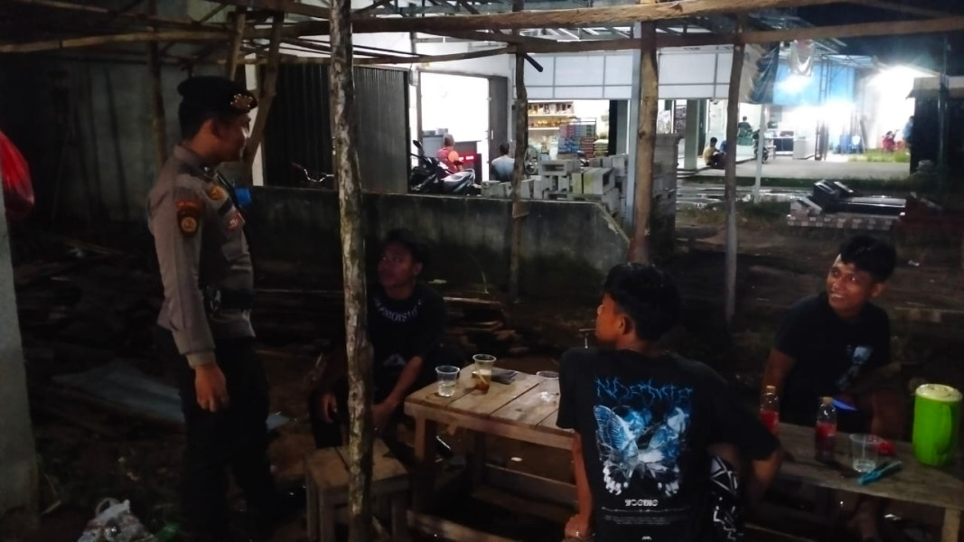 Berikan Rasa Aman, Polsek Tempuling Gemcar Laksanakan Patroli