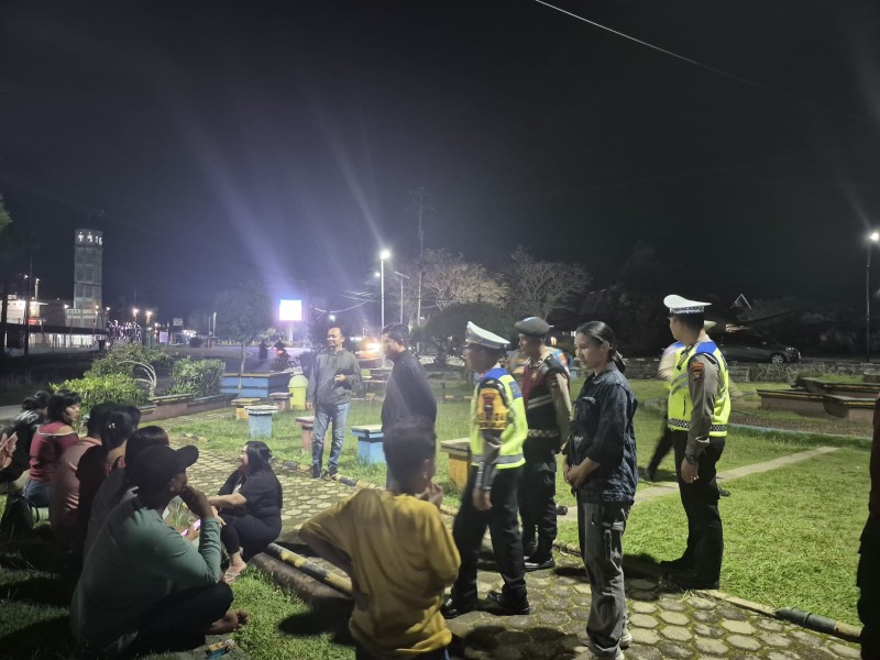 Polres Lingga Gencarkan Patroli Malam, Tekan Kriminalitas dan Balapan Liar.