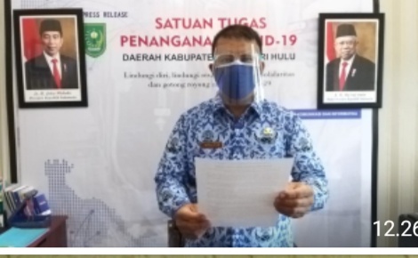 Data terbaru Covid -19 Inhu, Pemerintah  Menghimbau Masyarakat Mematuhi Prokes