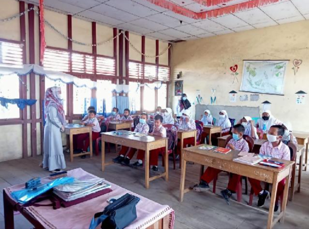 Melalui Puskesmas Teluk Pinang Dinkes Inhil Lakukan Penjaringan Kesehatan Anak