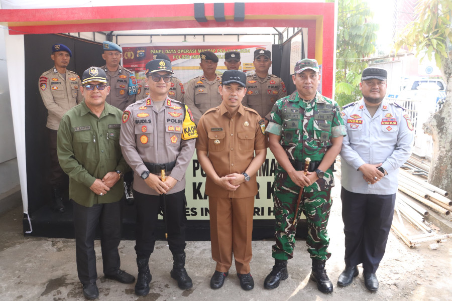 Tiga Pilar Inhil Gelar Patroli Jelang Pengundian Nomor Urut Calon Bupati