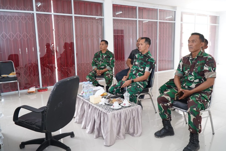 Dandim 0314/Inhil Ikuti Rapat Evaluasi Strategis Pembangunan KDMP Bersama Wakil Panglima TNI