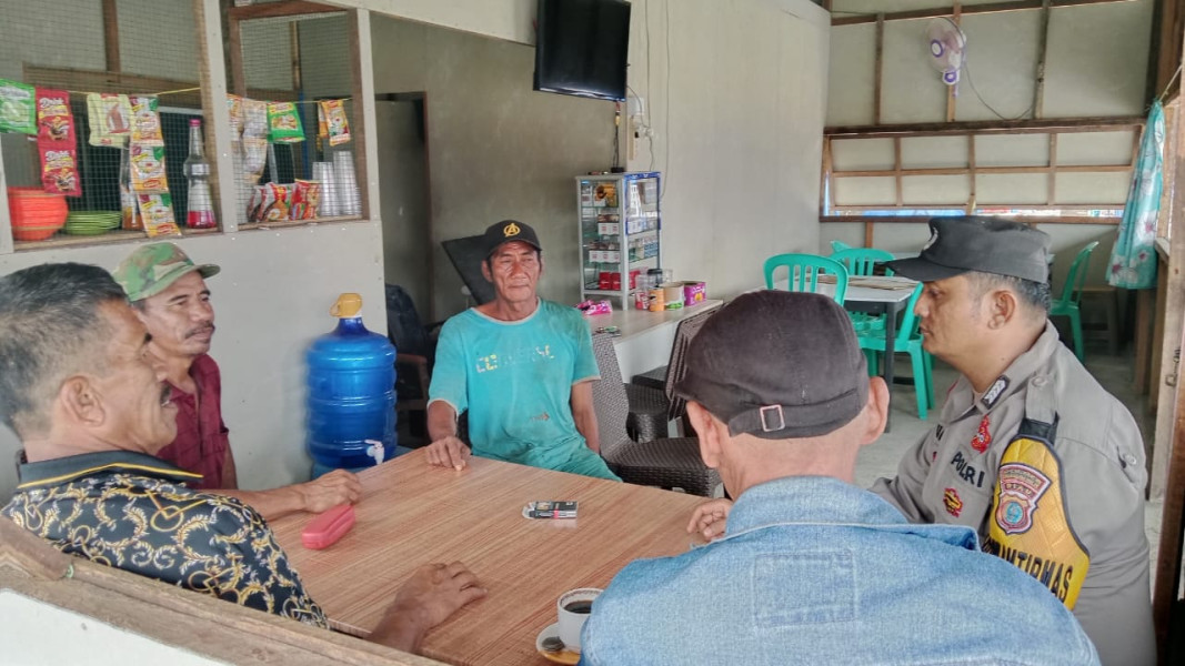 Dinginkan Suasana Jelang Pilkada, Polisi di Tempuling Terus Berbaur dengan Masyarakat