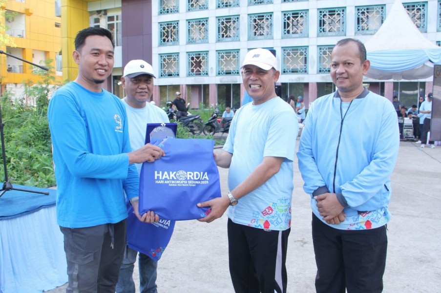 Bupati Inhil Hadiri Peringatan Hakordia 2025, Ajak ASN dan Masyarakat Perkuat Budaya Antikorupsi