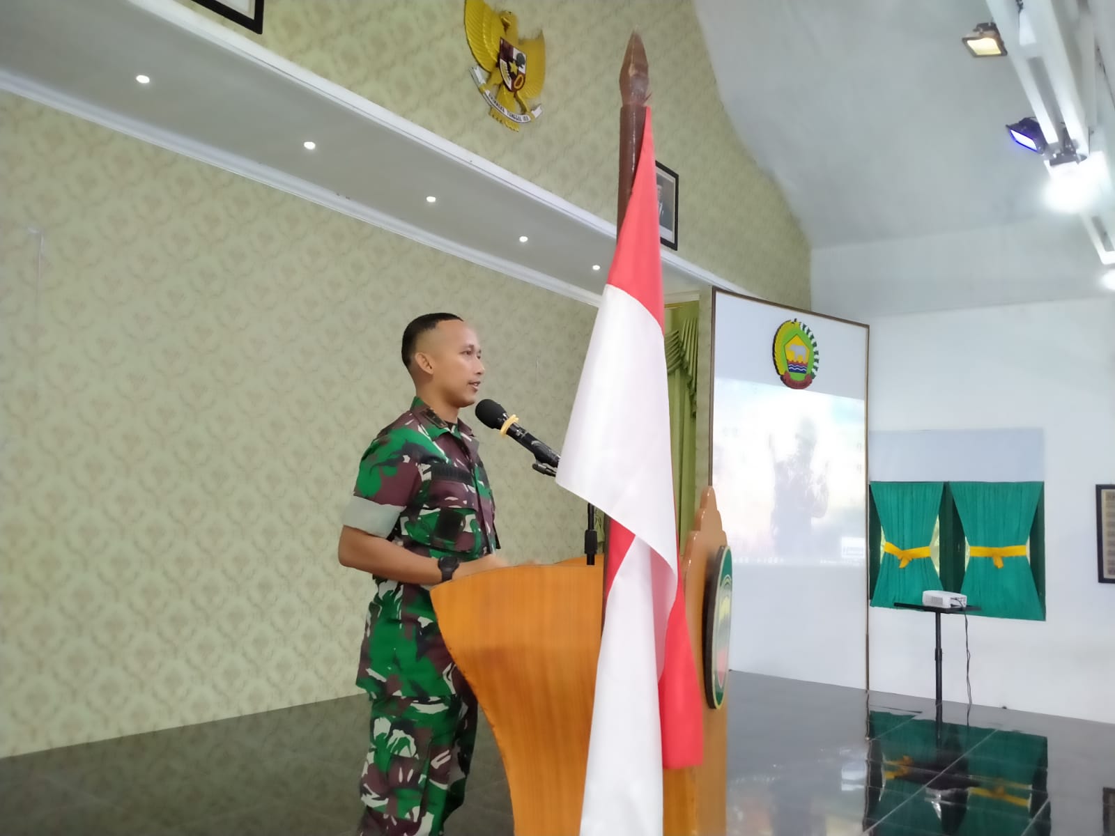 Dandim 0314/Inhil Buka Lomba Pidato