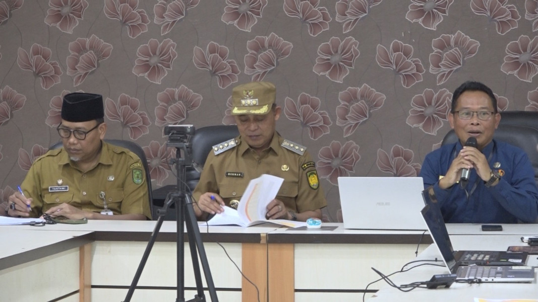 Bupati Inhil Hadiri Press Release Statistik Inflasi dan Pertumbuhan Ekonomi Kabupaten Indragiri Hilir