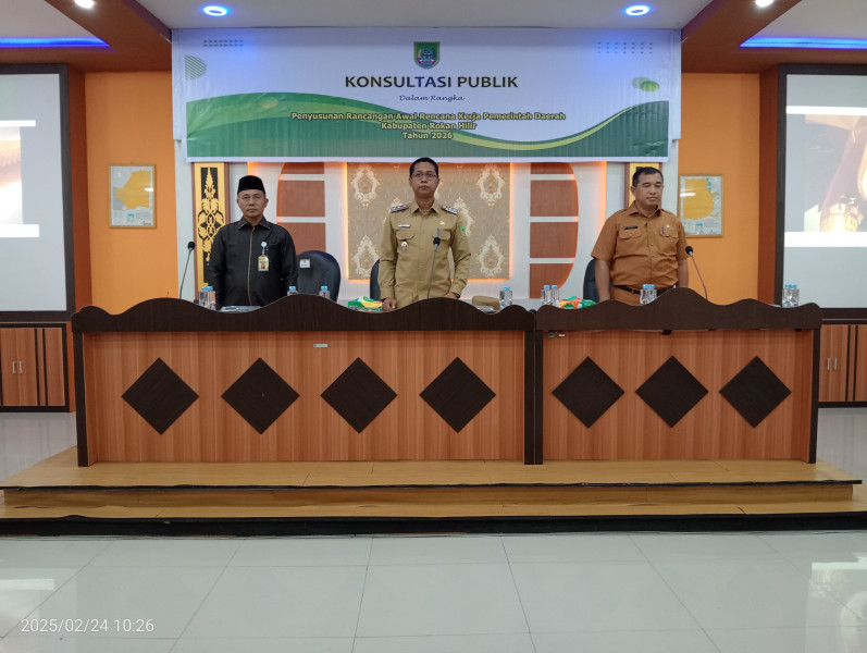 Wabup Rohil Jhony Charles Buka Forum Konsultasi Publik Penyusunan Rencana Awal RKPD 2026