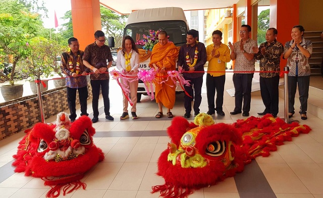 Kabar Gembira, Siswa Sekolah Bodhi Dharma Batam Kini Punya Bus Sekolah Dari CSL