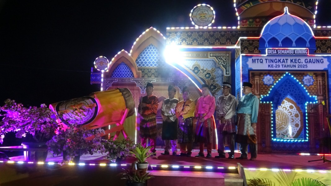 MTQ ke-29 Tingkat Kecamatan Gaung Tahun 2025 Resmi Dibuka