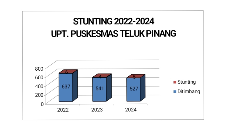Hasil Analisis Data Pengukuran Stunting Tingkat Kecamatan Gaung Anak Serka Tahun 2024