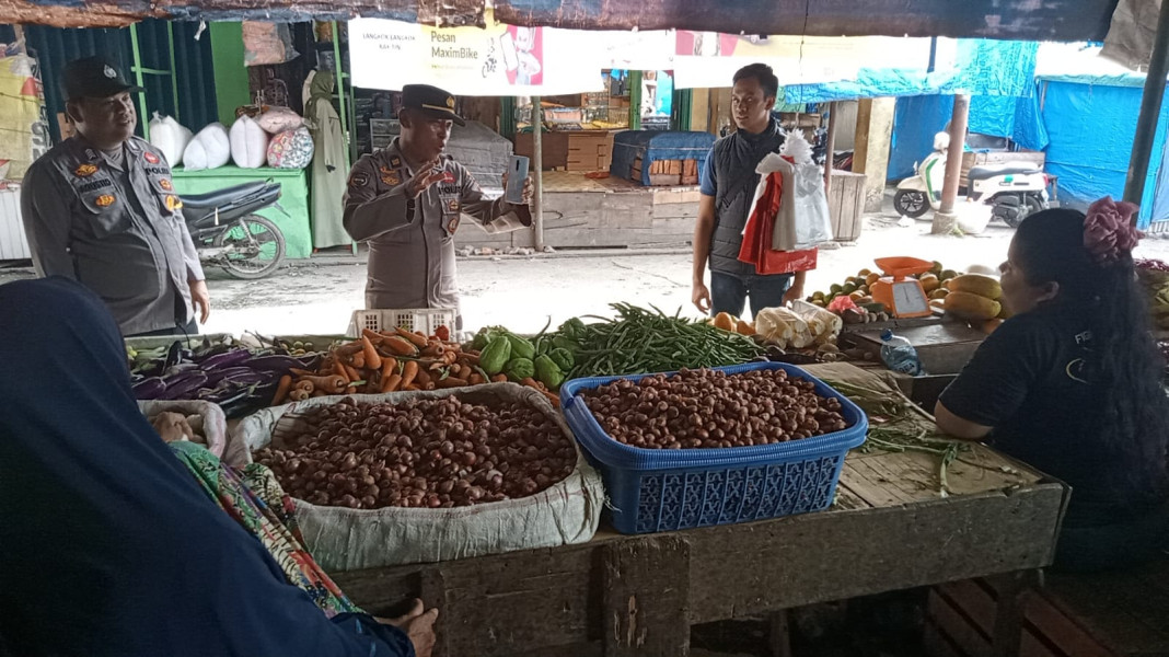 Polsek Mandau Melaksanakan Giat Cooling System Menghimbau Pemilu Damai