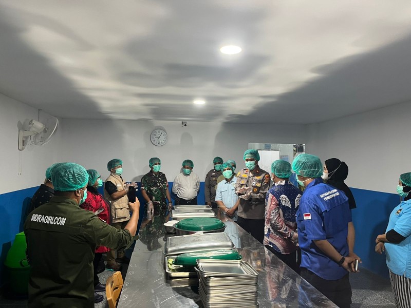 Koramil 06/Kateman Bersama Forkopimcam Laksanakan Pengecekan Distribusi Awal MBG