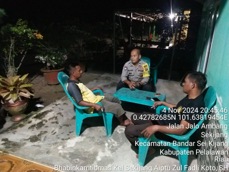 Polsek Bandar Sei Kijang Laksanakan Kegiatan Cooling System Sambut Pilkada 2024