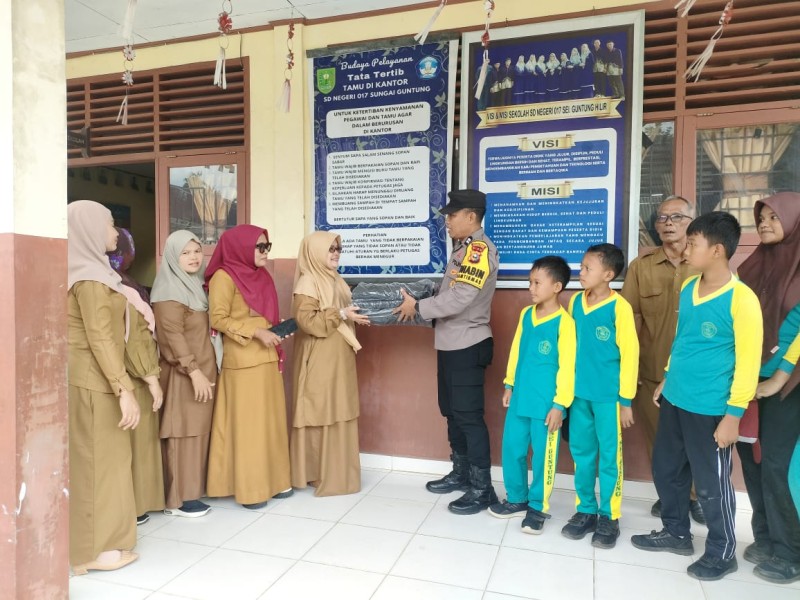 Tak Hanya Tegas Dalam Penegakan Hukum, Kasat Reskrim Polres Inhu Aktif dalam Kegiatan Sosial