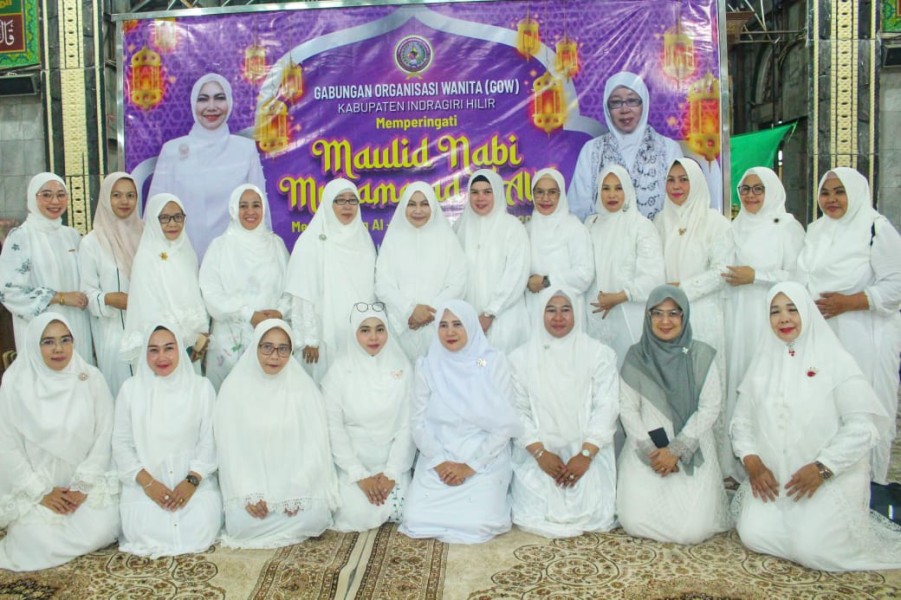 Ketua GOW Inhil Ajak Kaum Perempuan Teladani Akhlak Rasulullah