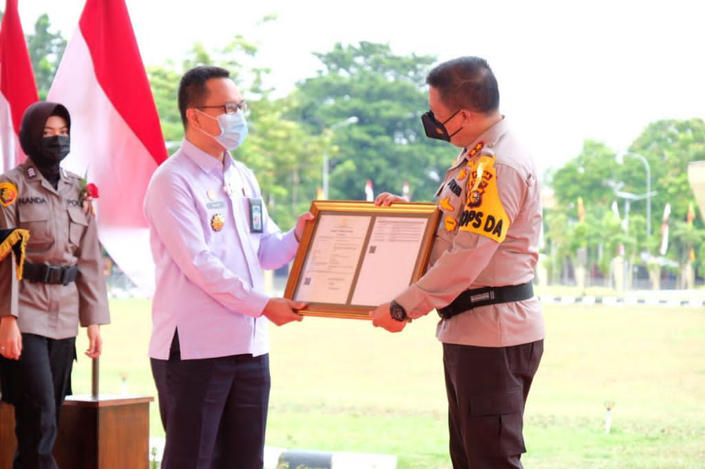 DJKI Berikan Hak Cipta Aplikasi Dahsboard Lancang Kuning Milik Polda Riau