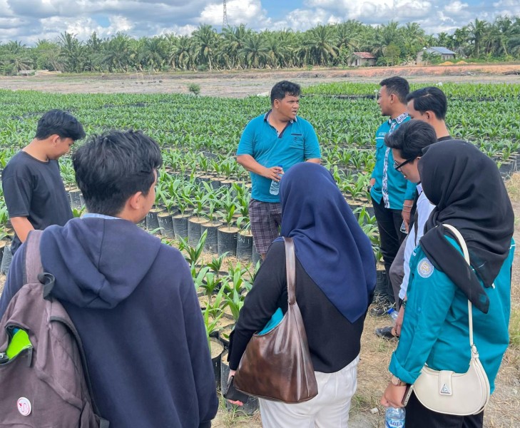 BEM ITB Indragiri Kolaborasi dengan Anggota DPRD Provinsi Riau dalam Pengembangan Pembibitan Kelapa Sawit di Inhu