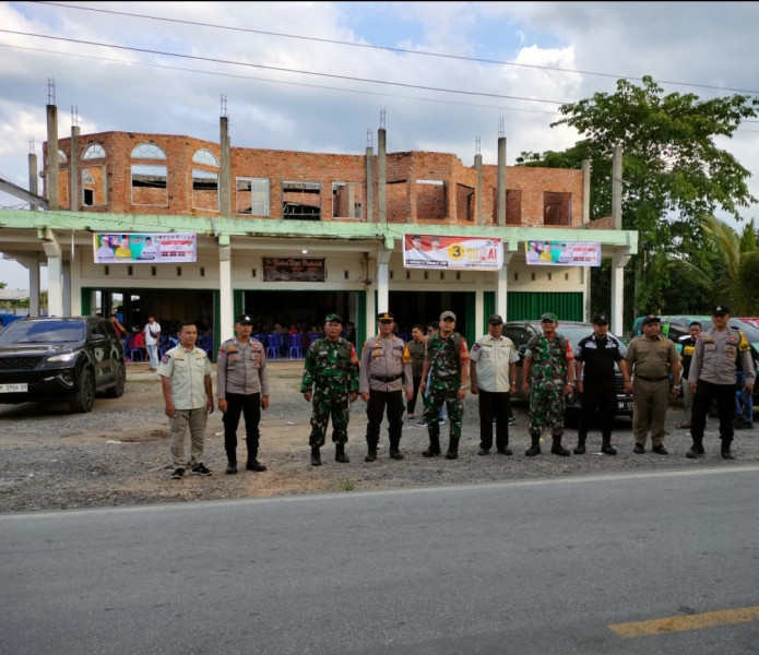 Sinergitas TNI/Polri dan Satpol PP Amankan Kampanye Paslon Gubri Syamsuar-Mawardi