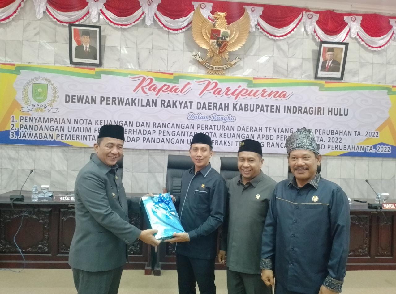 Nota Keuangan RAPBD Perubahan Inhu T.A 2022