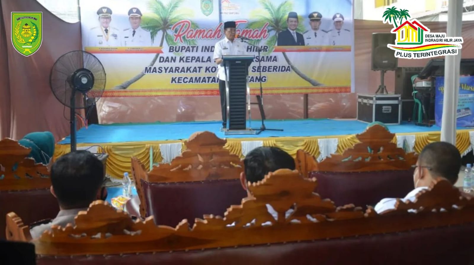 Bupati Inhil HM Wardan Meminta Komitmen Kades Sukseskan Program DMIJ Plus Terintegrasi untuk Masyarakat Kota Baru Seberida