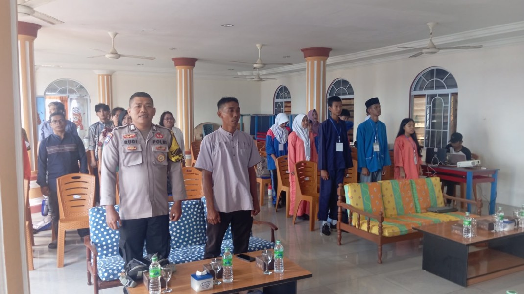 Perkuat Benteng Generasi Muda, Polsek Daik Lingga Sosialisasikan Bahaya Narkoba.