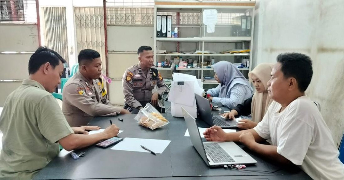 Bersinergi dengan Panwascam, Polsek LBJ Petakan Daerah Rawan Money Politic