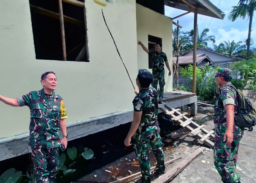 Tim Wasev Tinjau Lokasi TMMD ke-123 di Kecamatan Tempuling