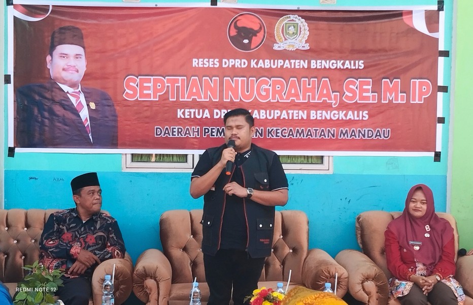 Jemput Aspirasi, Ketua DPRD Kabupaten Bengkalis Septian Nugraha SE. M. IP Sambangi Warga Nusantara II,