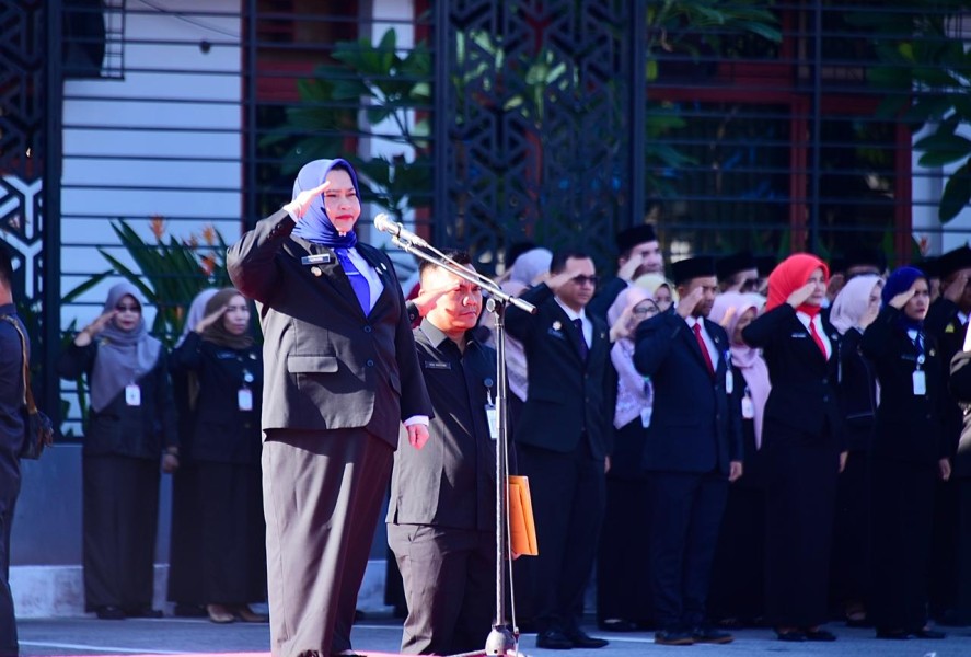 Upacara Peringatan Hari Lahir Pancasila, Bupati Bengkalis Serukan Literasi Digital Berlandaskan Pancasila di Era Globalisasi