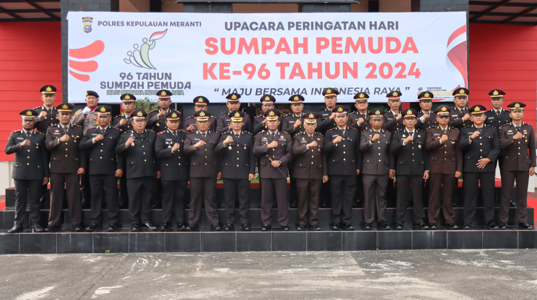 Peringatan Sumpah Pemuda, Kapolres Kep Meranti: Maju Bersama Indonesia Raya