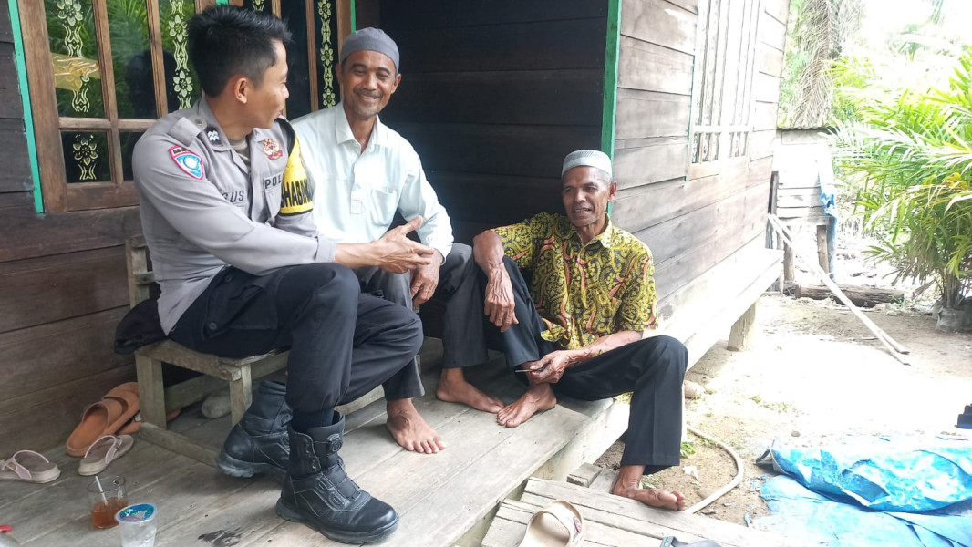 Pastikan Situasi Kamtibmas Aman, Ini yang di Lakukan Polisi di langgam Pelalawan