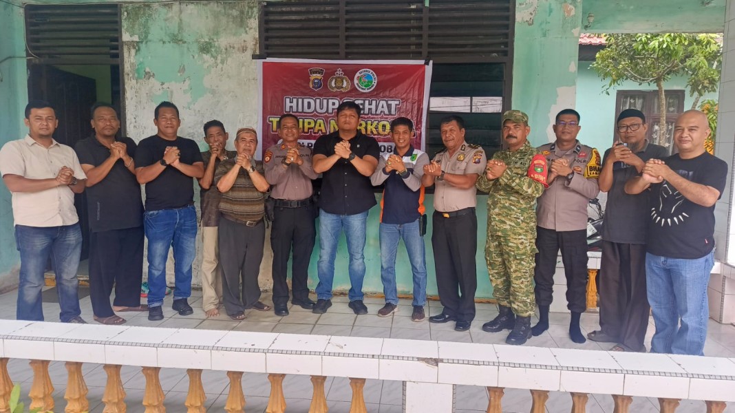 Polres Inhu Bentuk Pokja Kampung Bersinar di Kambesko, Lawan Narkoba